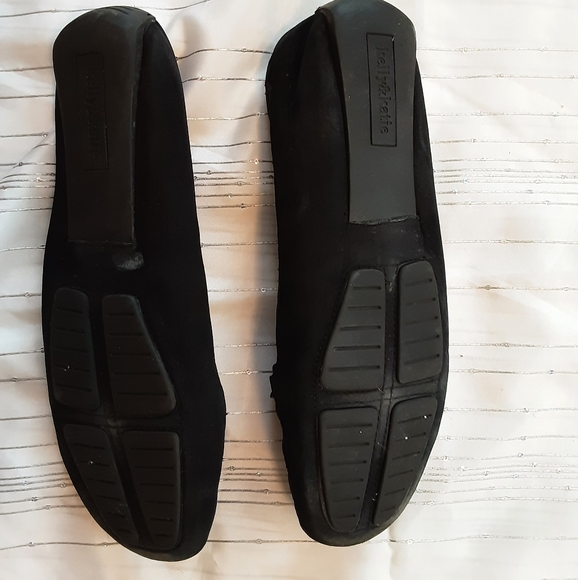 Black Suede Driving Shoe - Picture 2 of 3